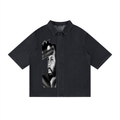 Unisex Vintage Wash Drop Shoulder Lyocell Shirt